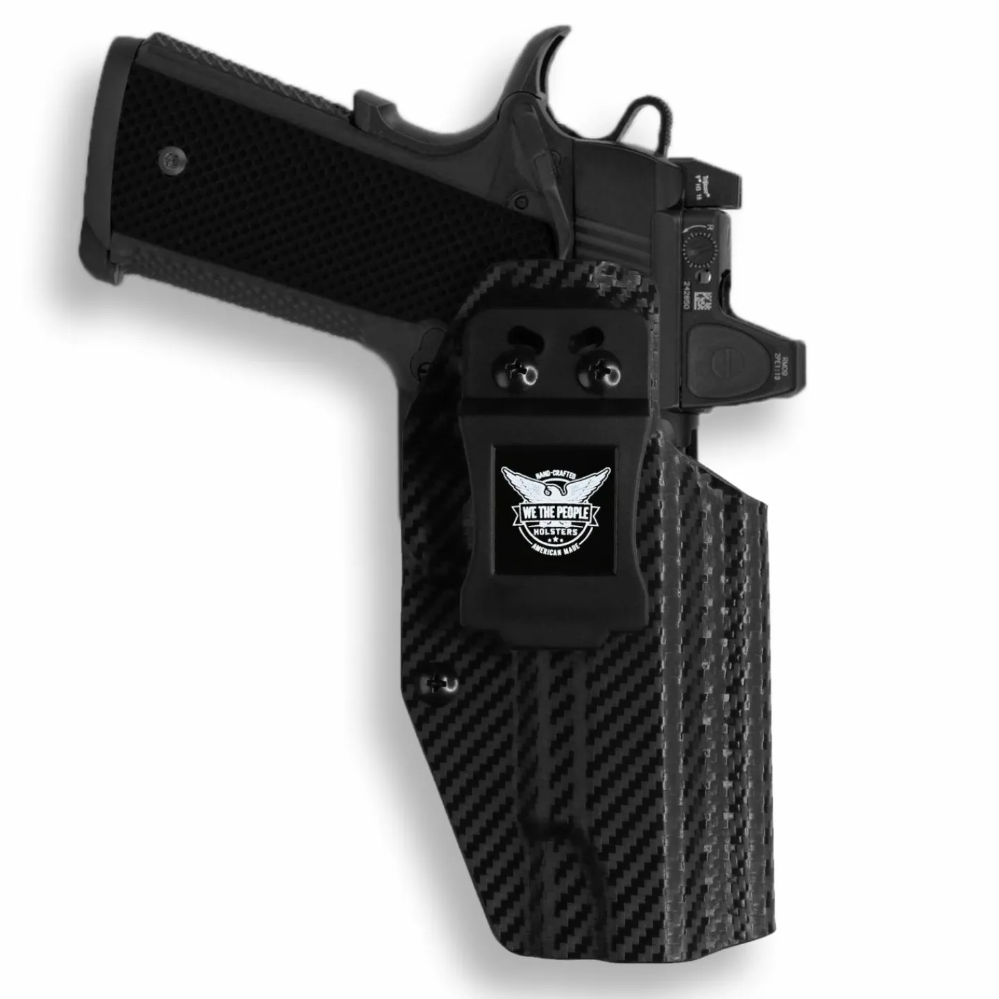 We The People Holsters 1911 4" Commander 45ACP No Rail Only Red Dot Optic Cut IWB Holster Discount