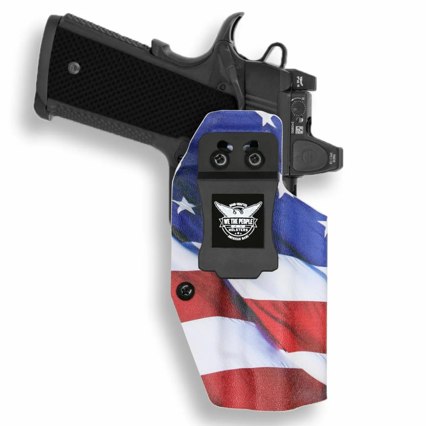 We The People Holsters 1911 4" Commander 45ACP No Rail Only Red Dot Optic Cut IWB Holster Discount