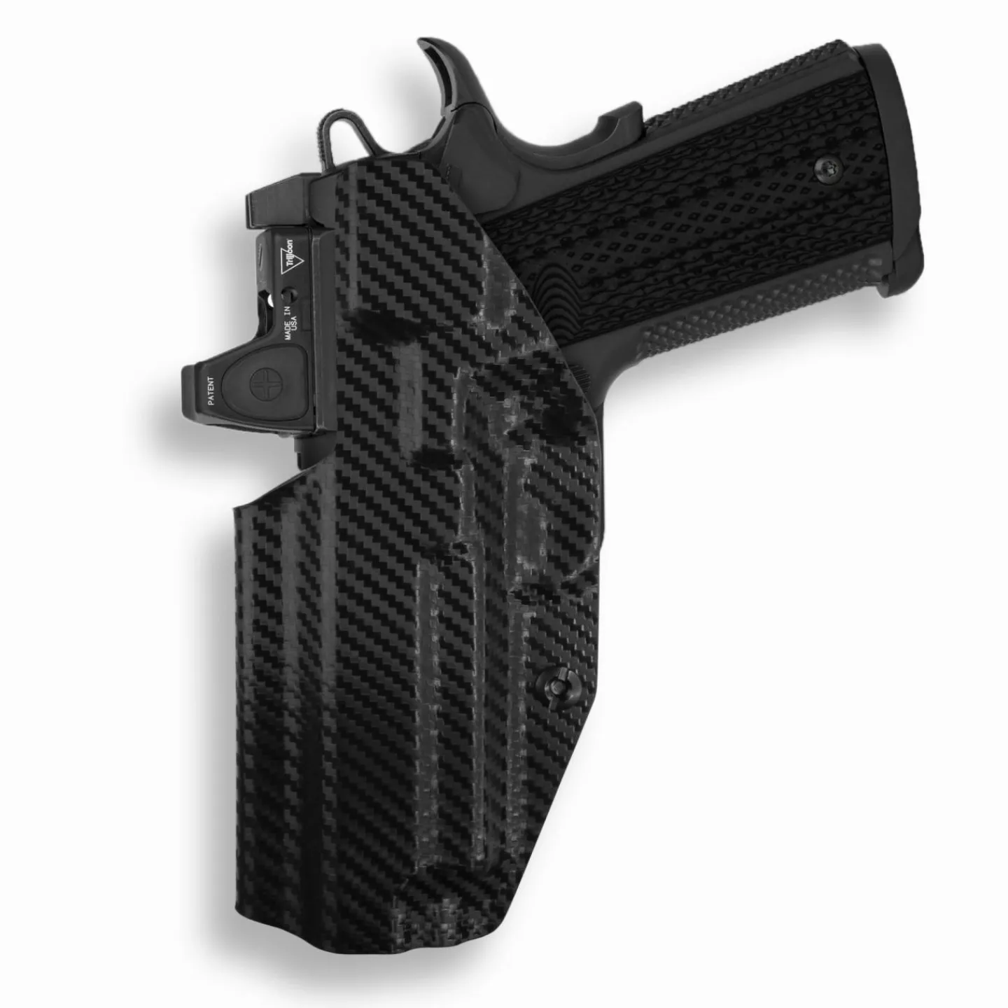 We The People Holsters 1911 4" Commander 45ACP with Rail Only Red Dot Optic Cut IWB Holster Clearance