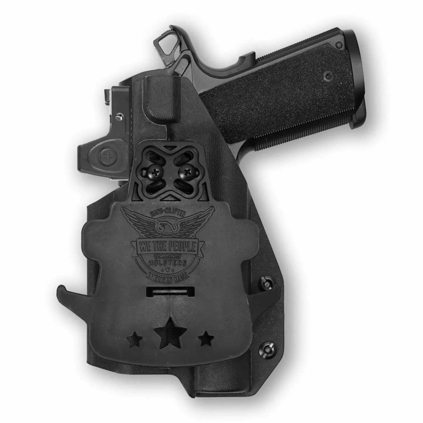 We The People Holsters 1911 4" Commander 45ACP with Streamlight TLR-1/1S/HL Light Red Dot Optic Cut OWB Holster