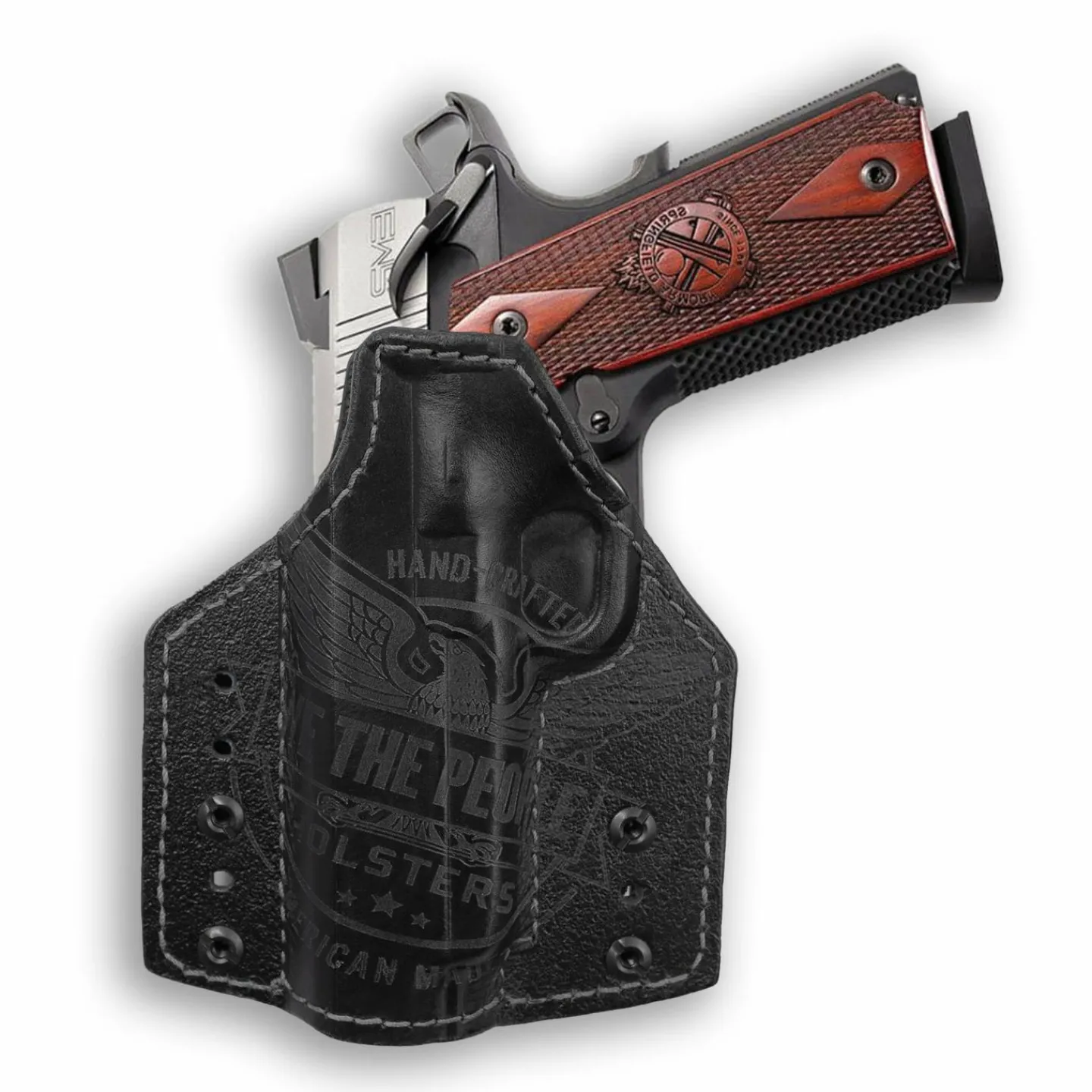 We The People Holsters 1911 4" Commander With Rail Only Independence Leather IWB Holster Outlet