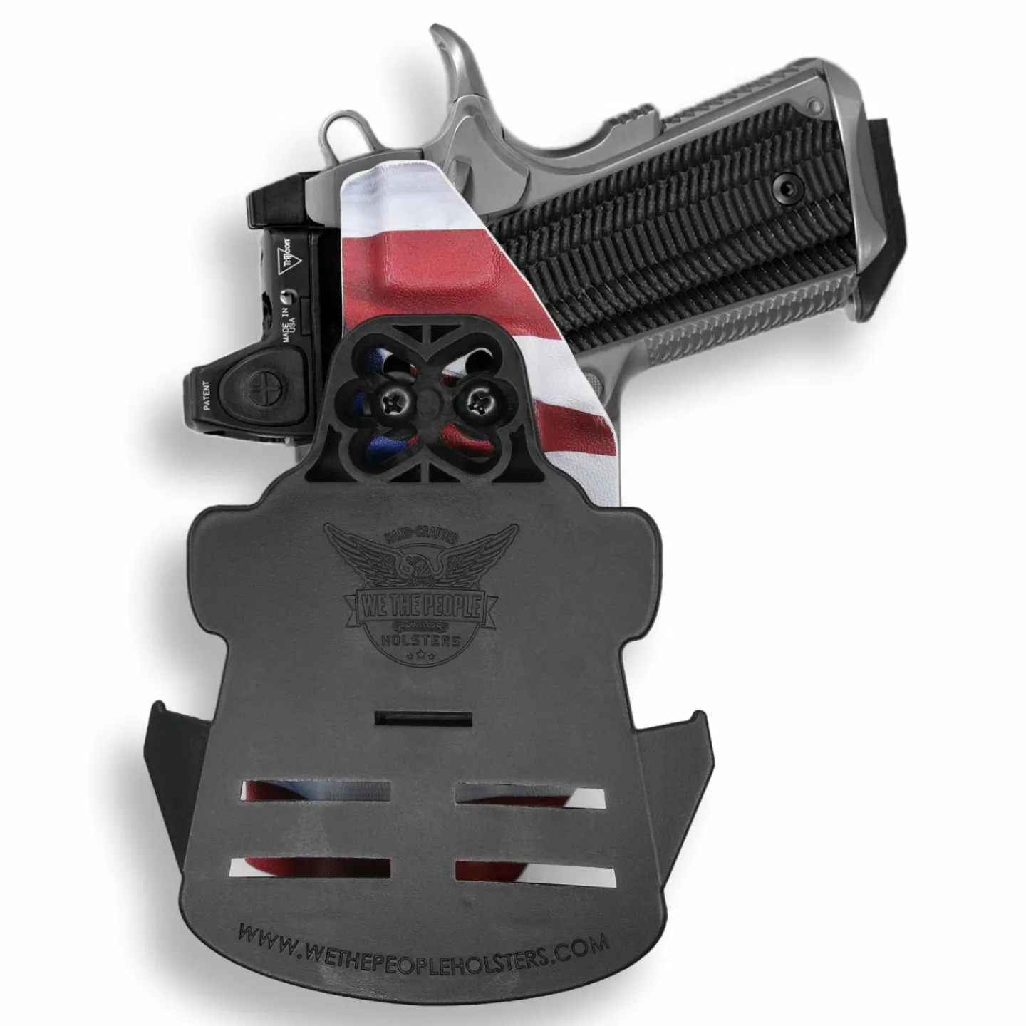 We The People Holsters 1911 3.25" Defender 45ACP No Rail Only Red Dot Optic Cut OWB Holster Hot