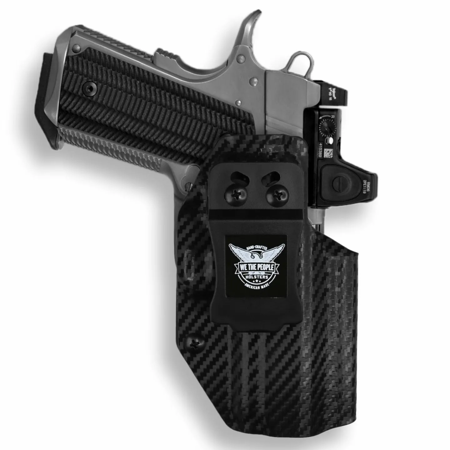 We The People Holsters 1911 3.25" Defender 45ACP No Rail Only Red Dot Optic Cut IWB Holster Hot