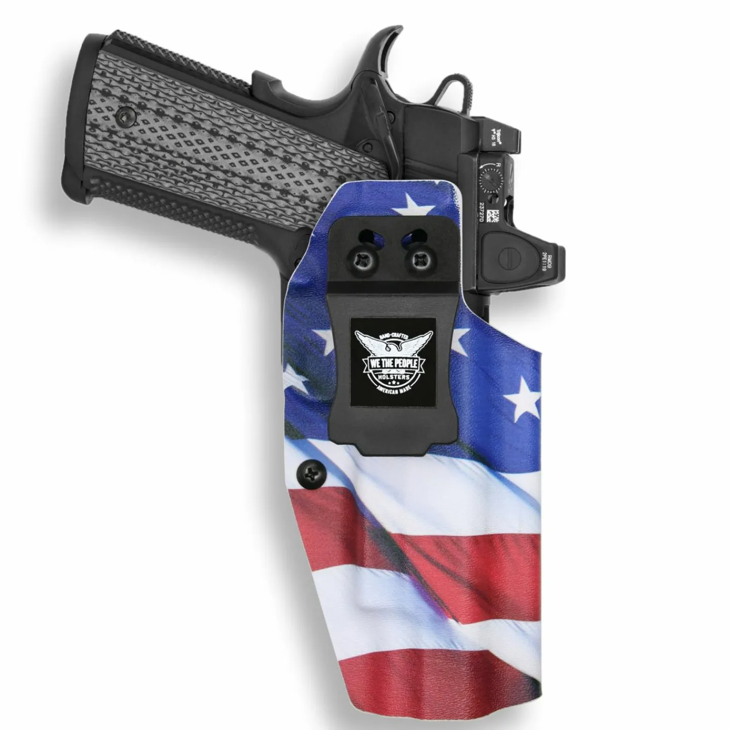 We The People Holsters 1911 5" Government 45ACP with Rail Only Red Dot Optic Cut IWB Holster Online