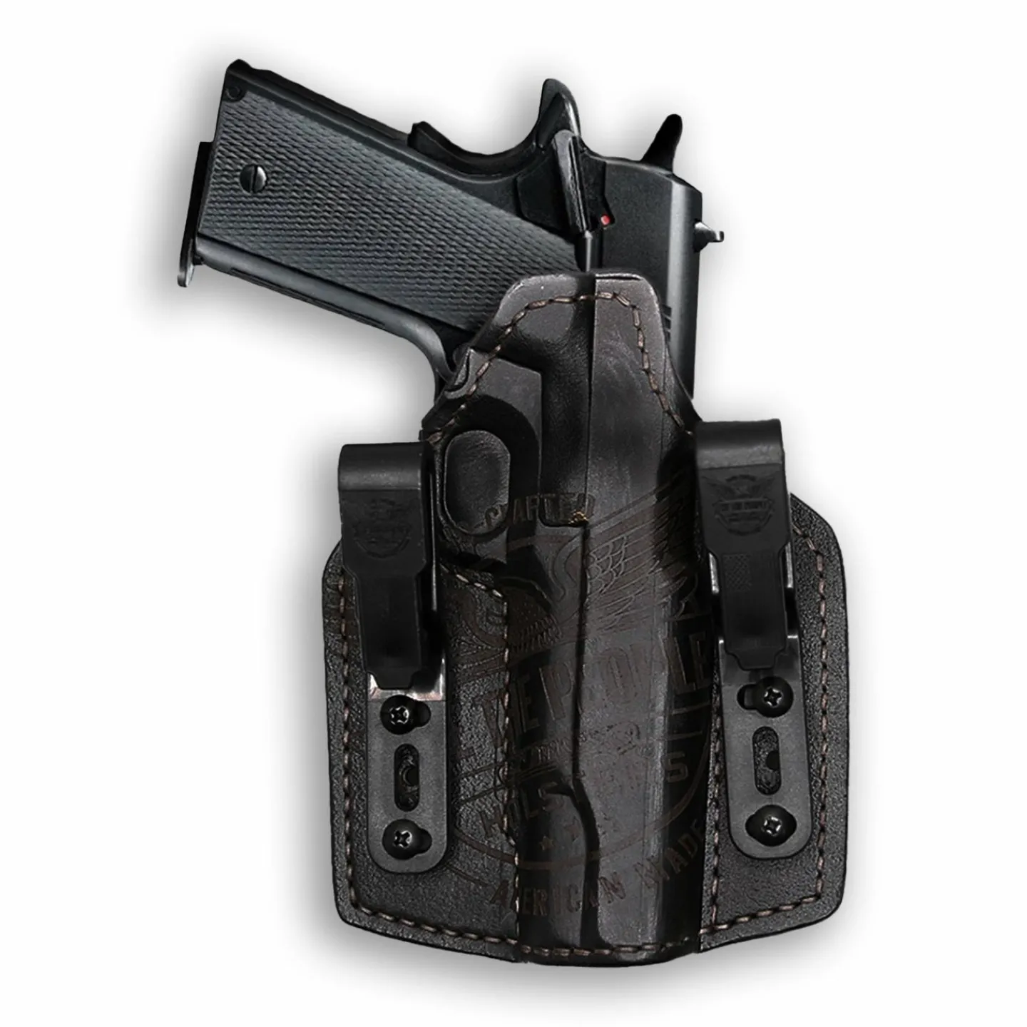 We The People Holsters 1911 5" Government No Rail Only Independence Leather IWB Holster Outlet