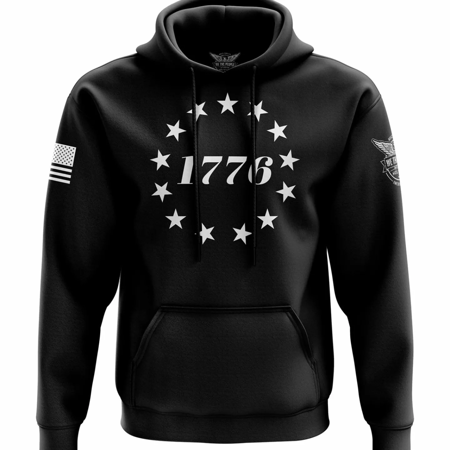 We The People Holsters 1776 Betsy Ross Flag Hoodie Black New