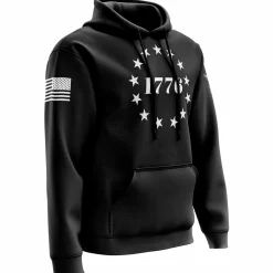 We The People Holsters 1776 Betsy Ross Flag Hoodie Black New