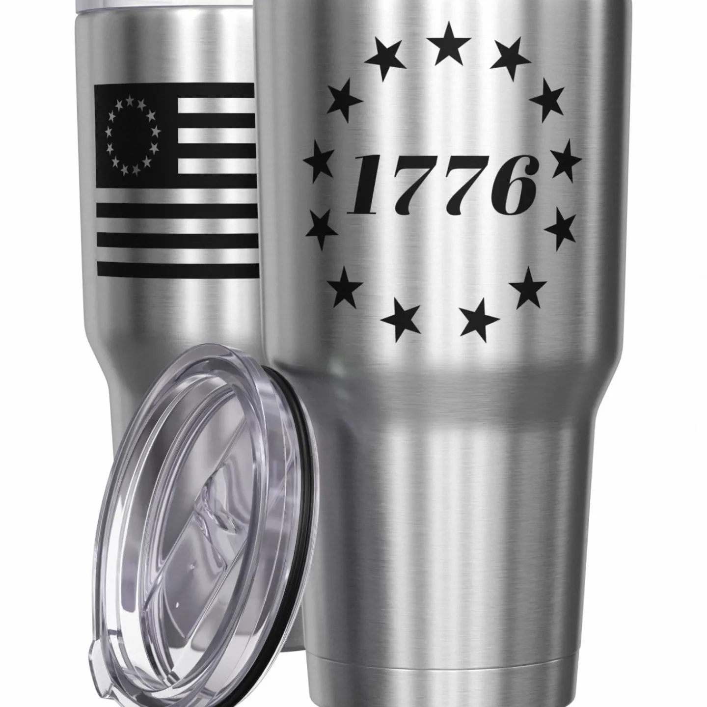 We The People Holsters 1776 Betsy Ross Flag Stainless Steel Tumbler Hot