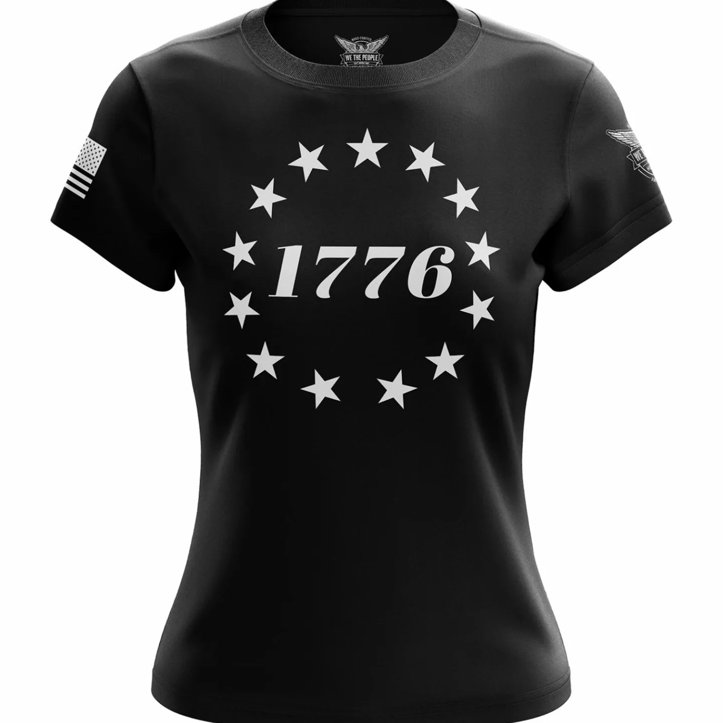 We The People Holsters 1776 Betsy Ross Flag Women's Short Sleeve Shirt Outlet