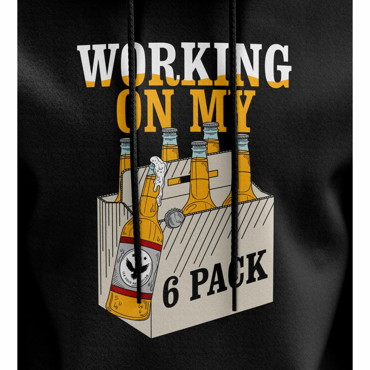 We The People Holsters 6 Pack Hoodie Black Clearance