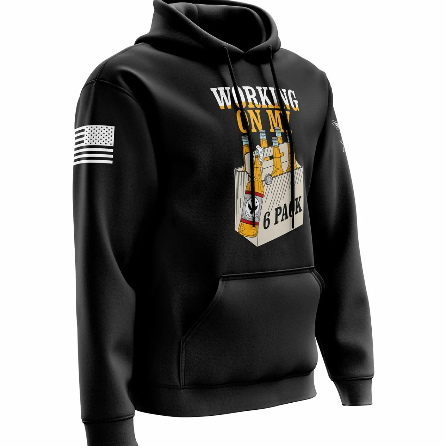 We The People Holsters 6 Pack Hoodie Black Clearance