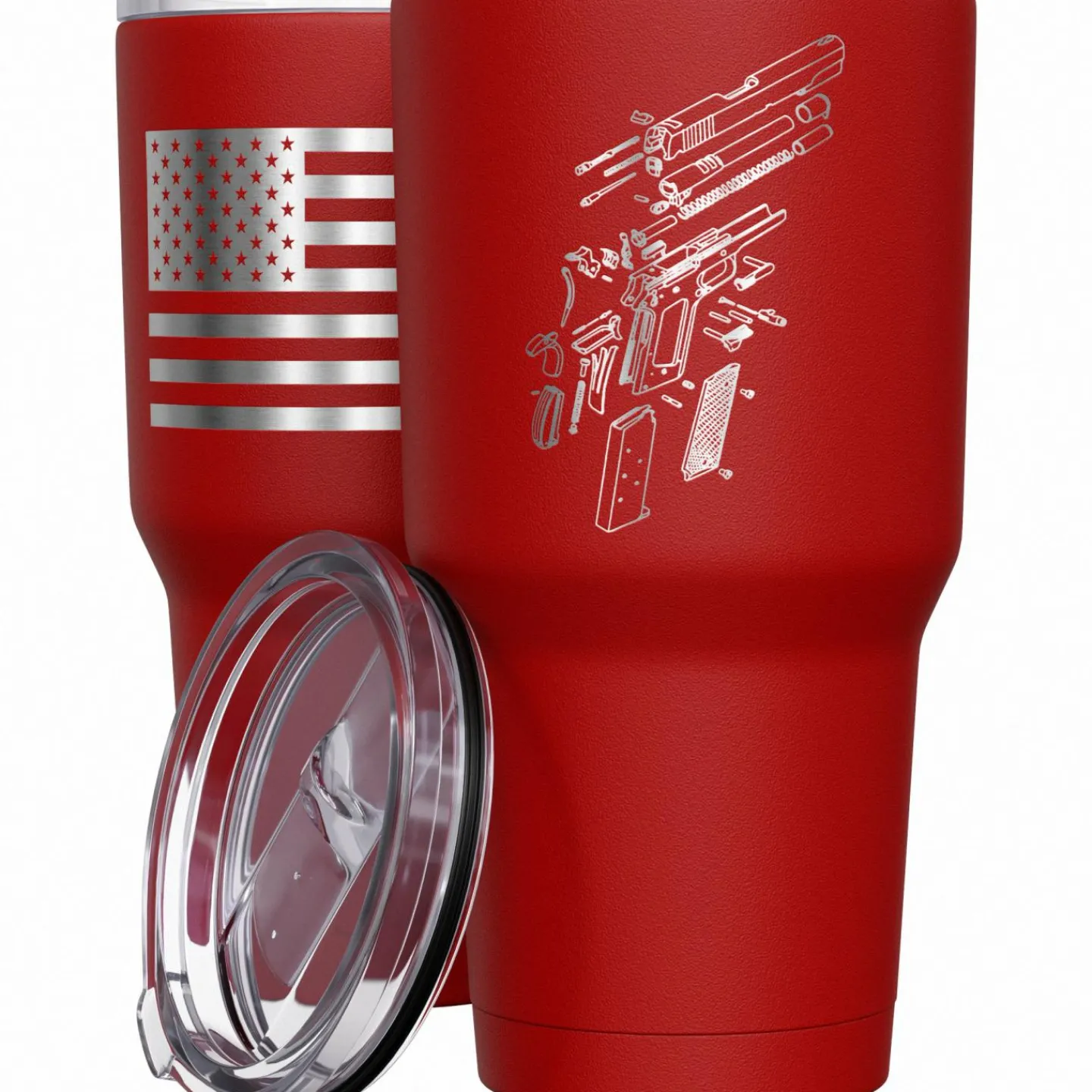 We The People Holsters 1911 Schematics Stainless Steel Tumbler New
