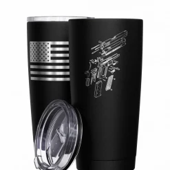 We The People Holsters 1911 Schematics Stainless Steel Tumbler New