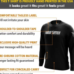 We The People Holsters Abso-Lutely Long Sleeve Shirt Black Online