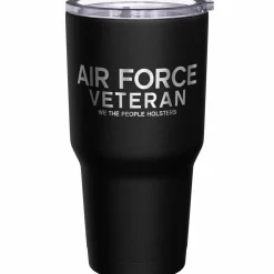 We The People Holsters Air Force Vet + American Flag Stainless Steel Tumbler Outlet