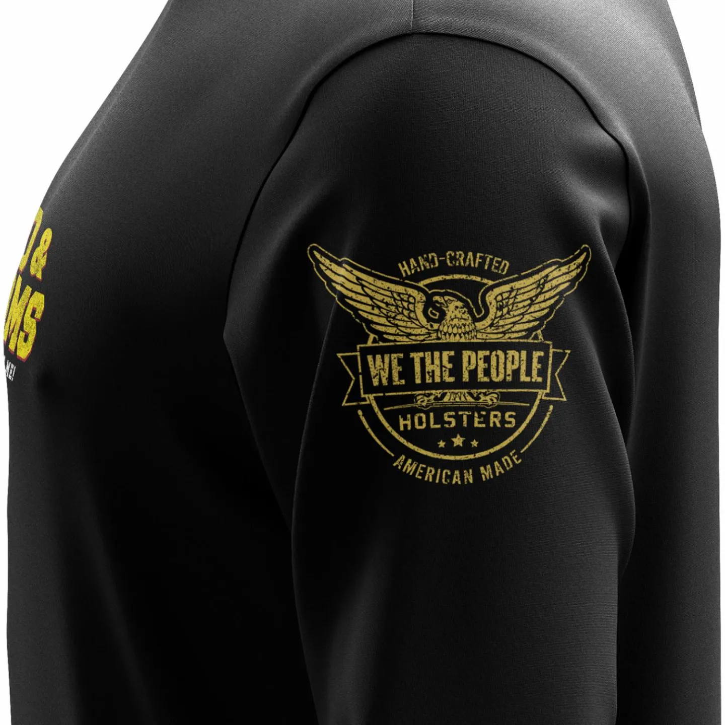 We The People Holsters Alphabet Party Long Sleeve Shirt Black Discount