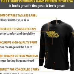 We The People Holsters Alphabet Party Long Sleeve Shirt Black Discount