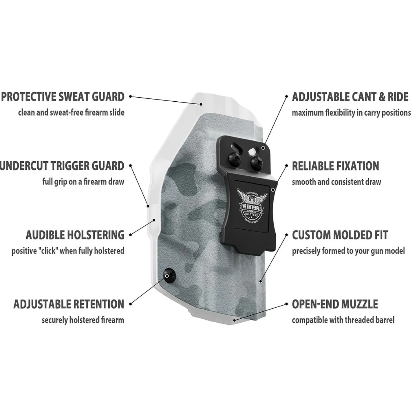 We The People Holsters Alpine Multicam Custom Printed Holster - IWB Kydex Holster Outlet