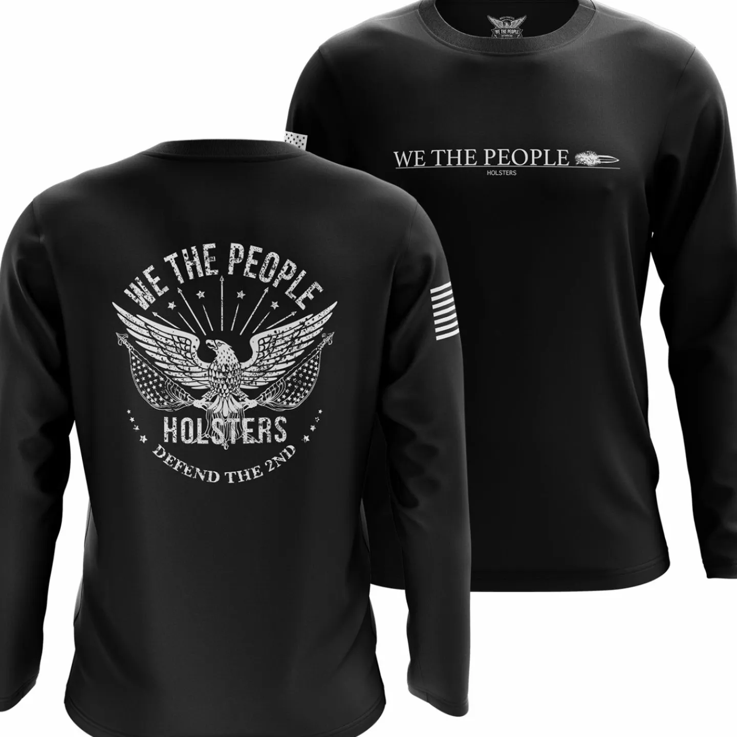 We The People Holsters American Eagle Defend the 2nd Long Sleeve Shirt Black Best