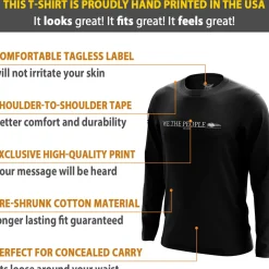 We The People Holsters American Eagle Defend the 2nd Long Sleeve Shirt Black Best