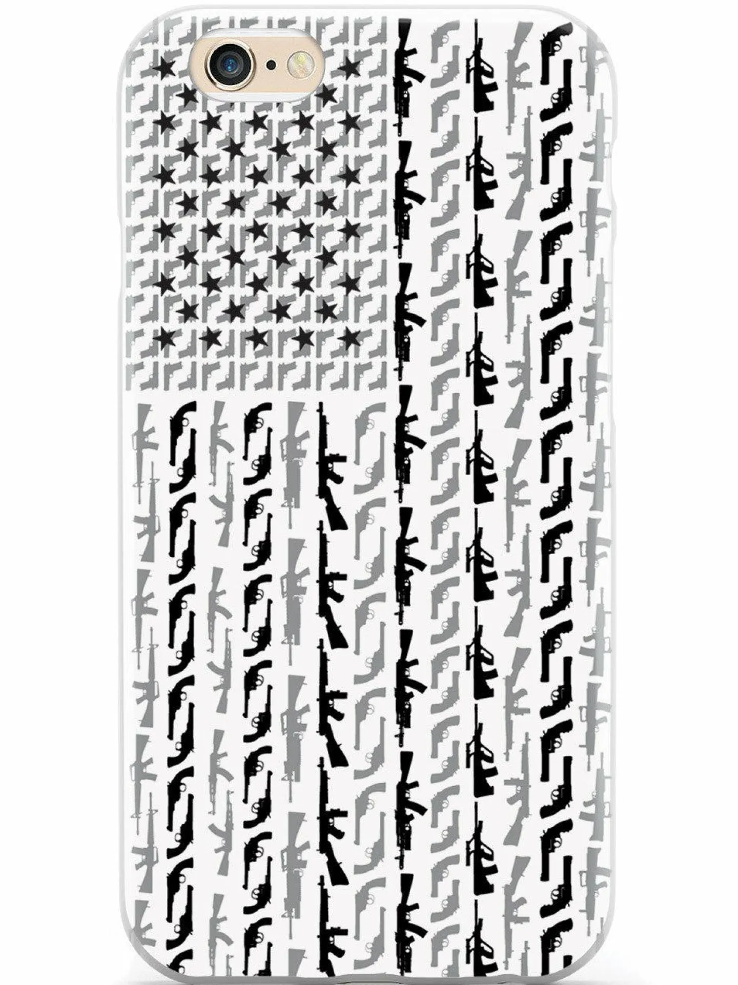 We The People Holsters American Flag in Guns - Black and White Case