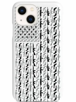 We The People Holsters American Flag in Guns - Black and White Case