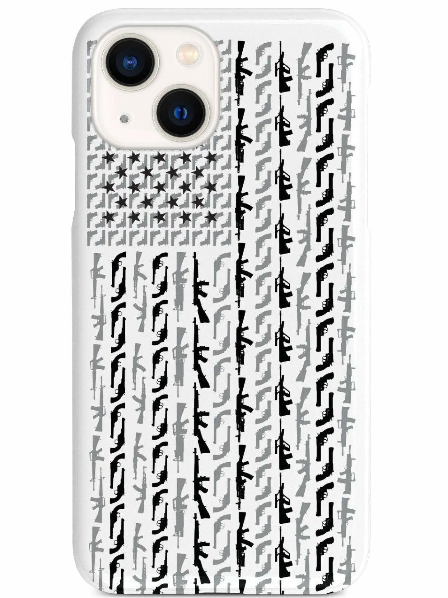 We The People Holsters American Flag in Guns - Black and White Case