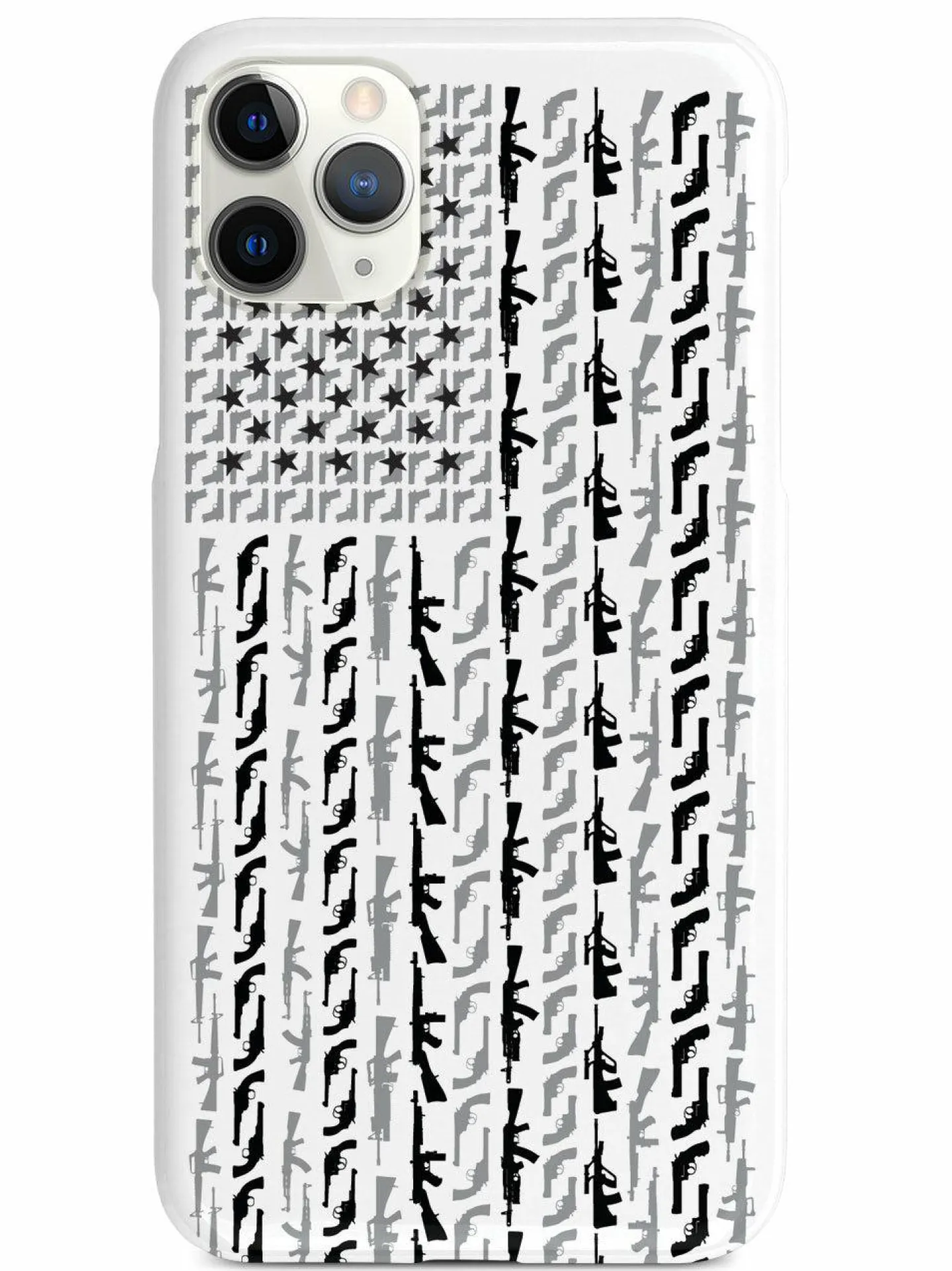 We The People Holsters American Flag in Guns - Black and White Case