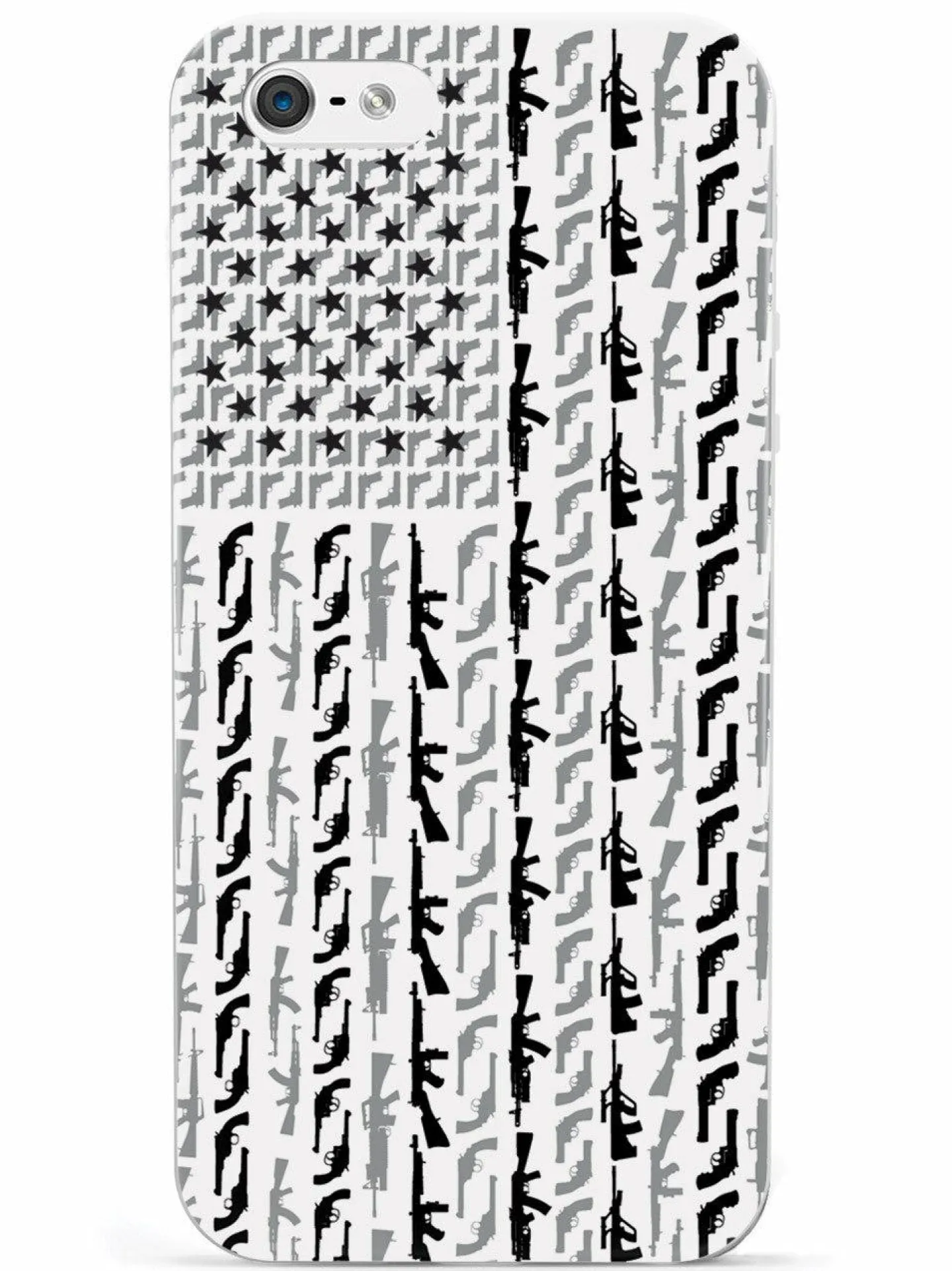 We The People Holsters American Flag in Guns - Black and White Case