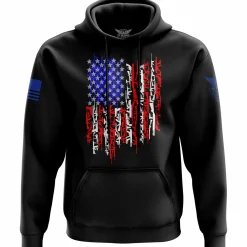 We The People Holsters American Flag In Guns 2.0 Hoodie Black Sale