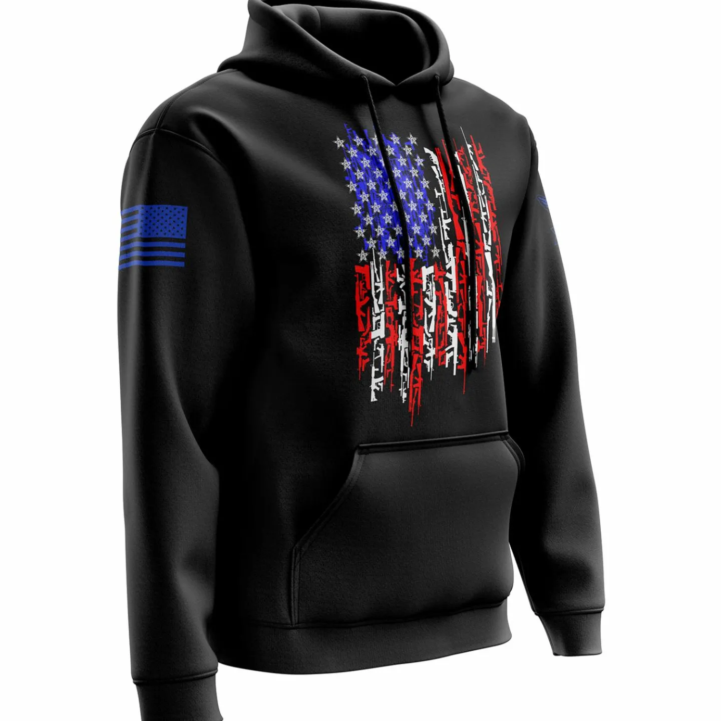 We The People Holsters American Flag In Guns 2.0 Hoodie Black Sale