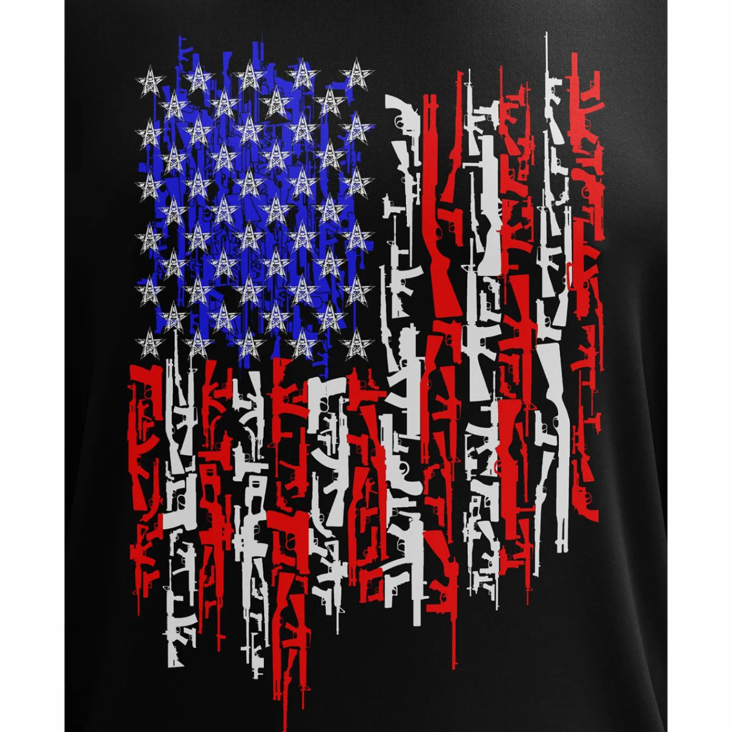 We The People Holsters American Flag In Guns 2.0 Long Sleeve Shirt Black Best