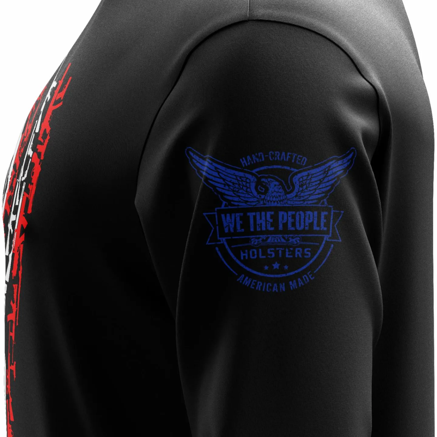 We The People Holsters American Flag In Guns 2.0 Long Sleeve Shirt Black Best