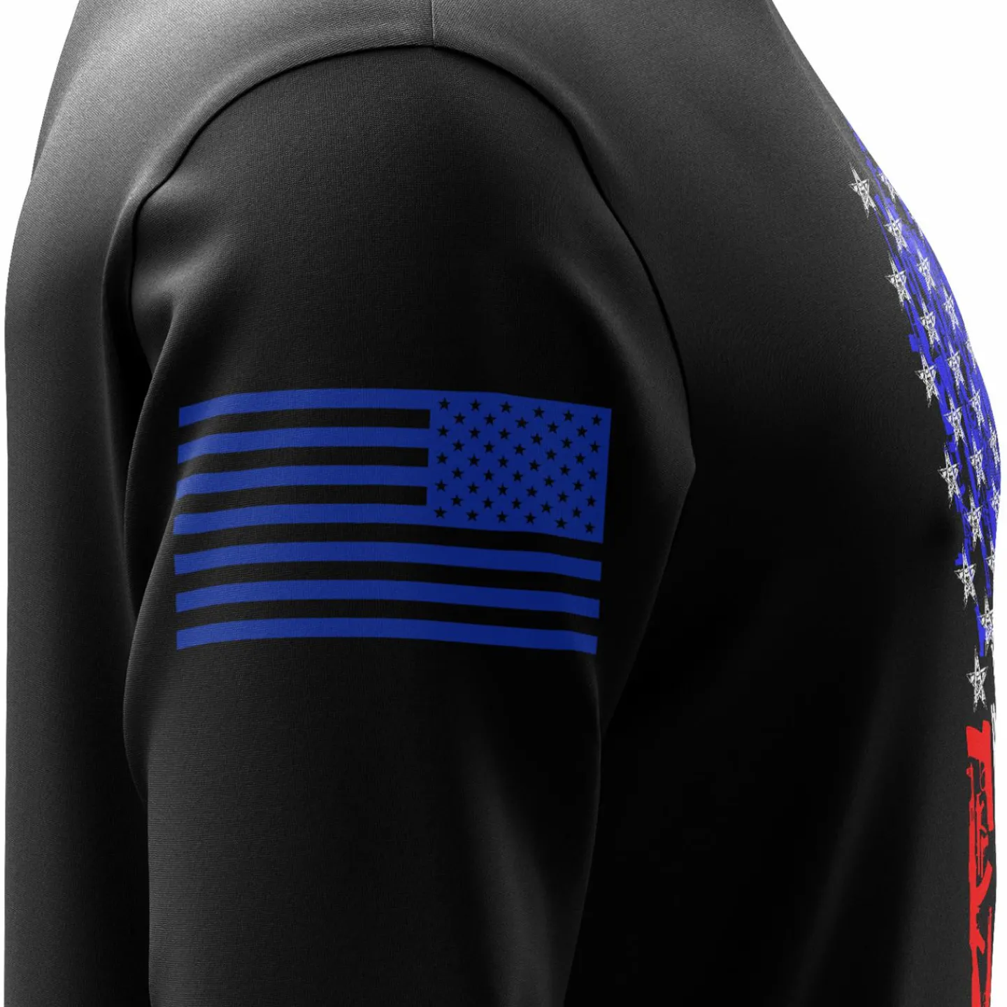 We The People Holsters American Flag In Guns 2.0 Long Sleeve Shirt Black Best