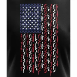 We The People Holsters American Flag in Guns - Patriotic Colors Women's Short Sleeve Shirt Best