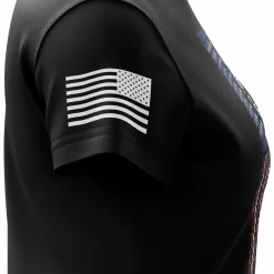 We The People Holsters American Flag in Guns - Patriotic Colors Women's Short Sleeve Shirt Best