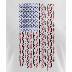 We The People Holsters American Flag in Guns - Patriotic Colors Women's Short Sleeve Shirt Best