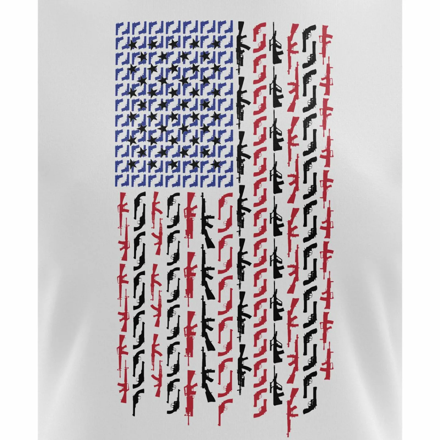 We The People Holsters American Flag in Guns - Patriotic Colors Women's Short Sleeve Shirt Best