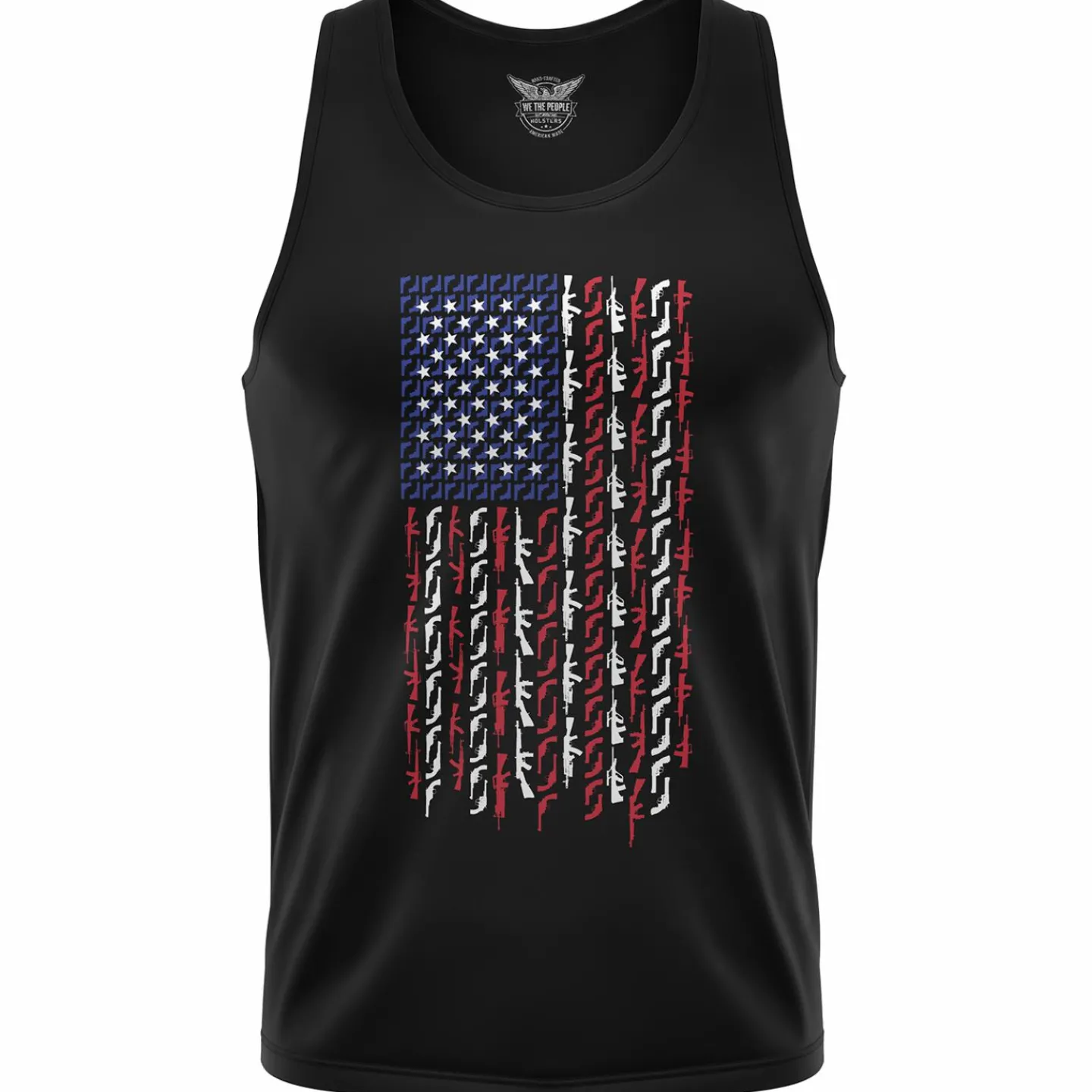We The People Holsters American Flag in Guns - Patriotic Colors Men's Tank Top Outlet