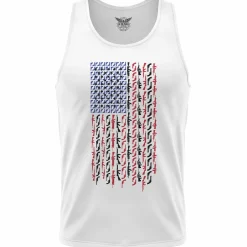 We The People Holsters American Flag in Guns - Patriotic Colors Men's Tank Top Outlet