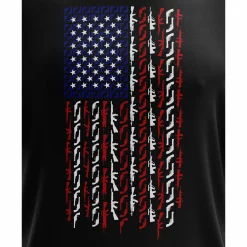 We The People Holsters American Flag in Guns - Patriotic Colors Short Sleeve Shirt Best
