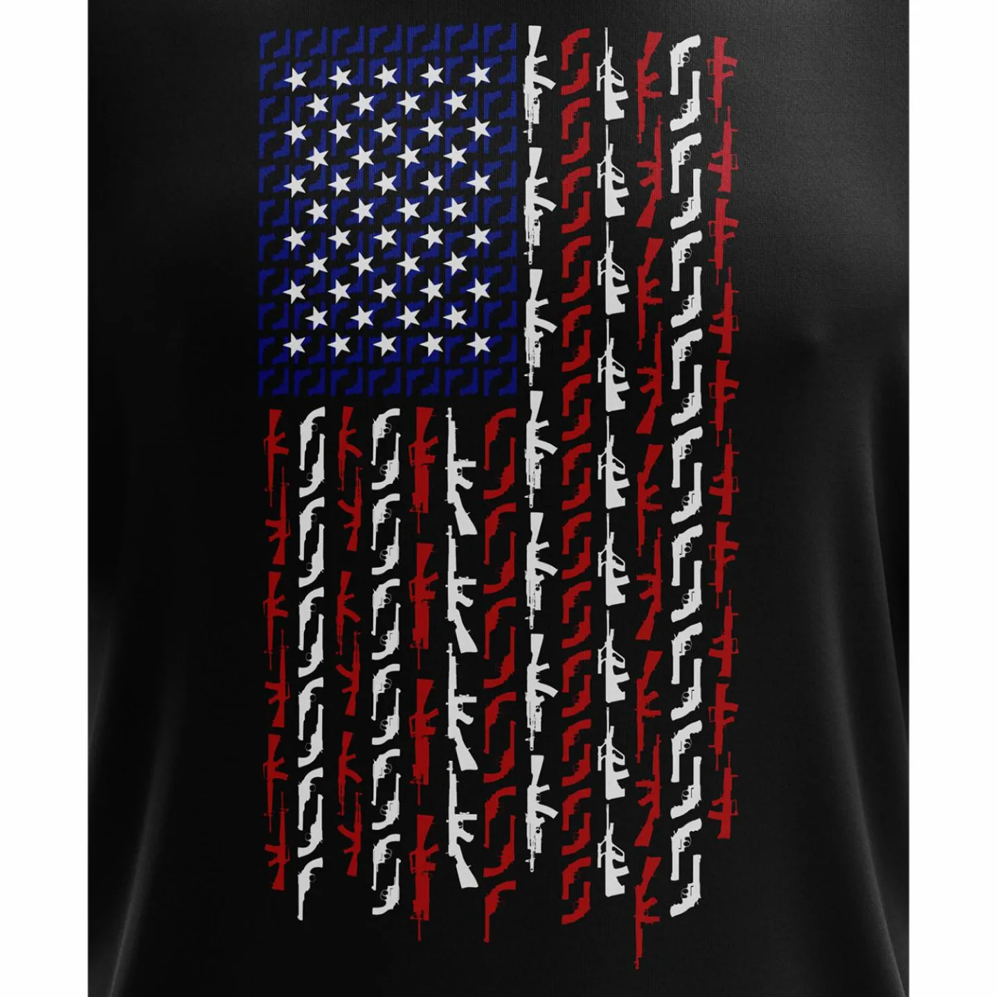 We The People Holsters American Flag in Guns - Patriotic Colors Short Sleeve Shirt Best