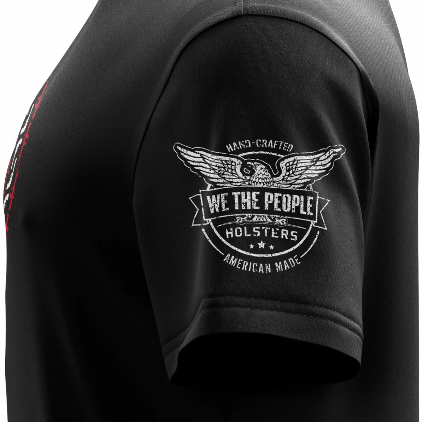 We The People Holsters American Flag in Guns - Patriotic Colors Short Sleeve Shirt Best