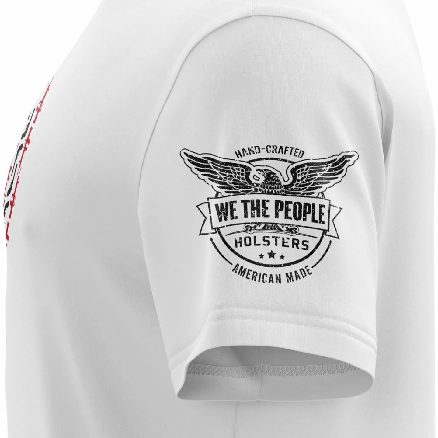 We The People Holsters American Flag in Guns - Patriotic Colors Short Sleeve Shirt Best
