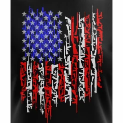 We The People Holsters American Flag In Guns 2.0 Women's Short Sleeve Shirt Black Clearance
