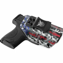 We The People Holsters American Flag in Guns Patriotic Colors Custom Printed Holster - IWB Kydex Holster Discount