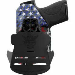 We The People Holsters American Flag in Guns Patriotic Colors Custom Printed Holster - OWB Kydex Holster Sale