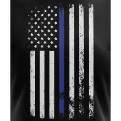 We The People Holsters American Flag Thin Blue Line Women's Short Sleeve Shirt Sale