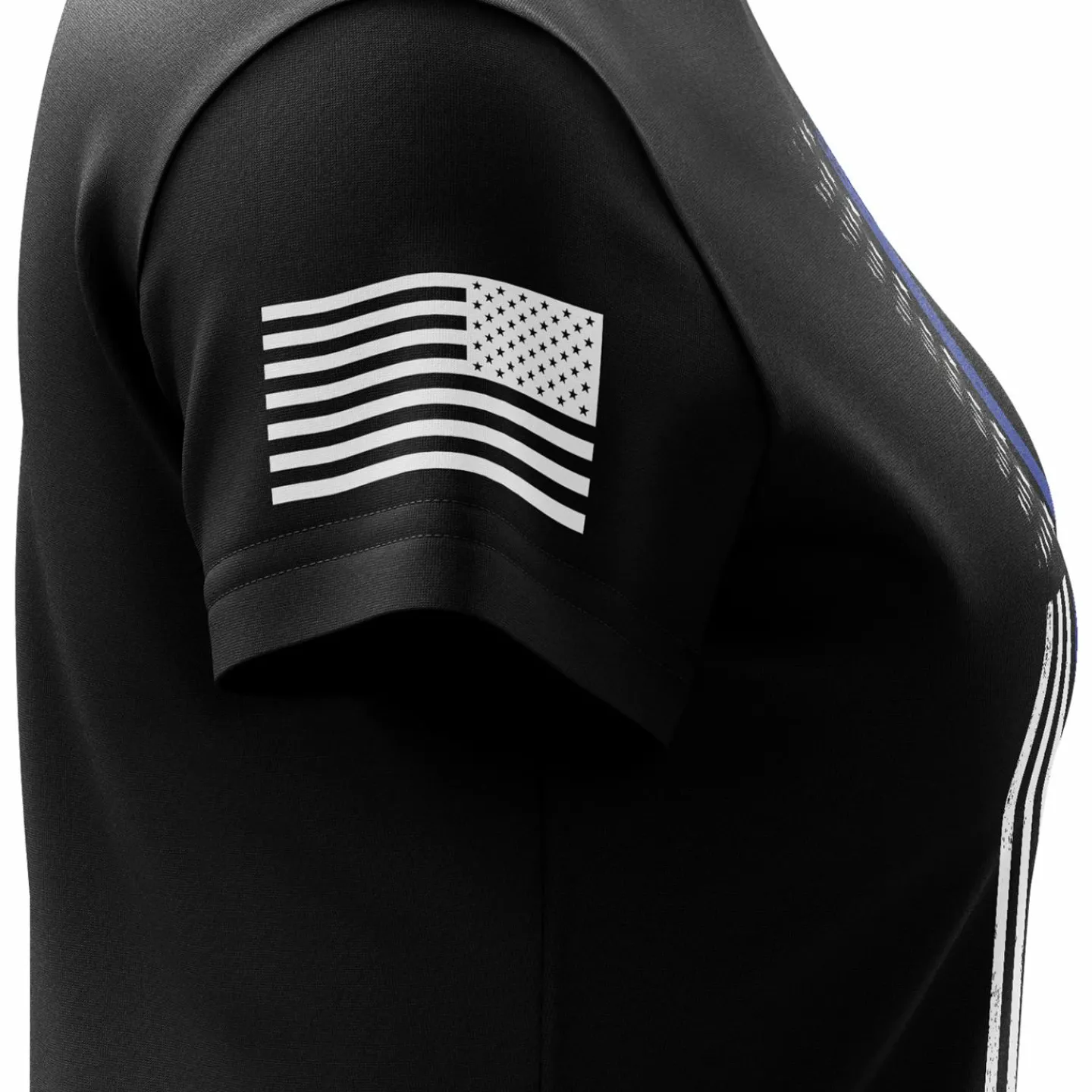 We The People Holsters American Flag Thin Blue Line Women's Short Sleeve Shirt Sale