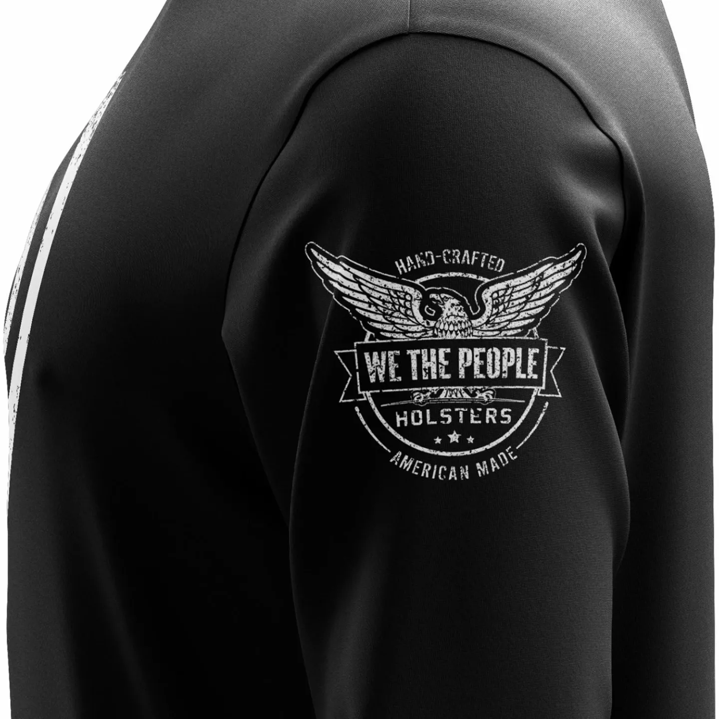 We The People Holsters American Flag Thin Blue Line Long Sleeve Shirt Black Discount